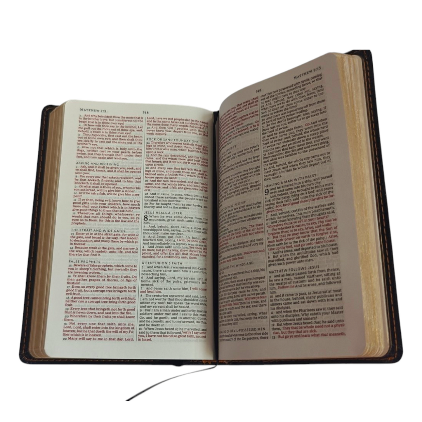 Hendrickson KJV Large Print Compact Reference Bible | Study Bible, Reference Bible | Holy Bible