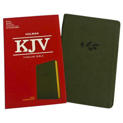 Holman KJV Thinline Bible | Holman KJV Thinline Bible – Olive LeatherTouch (Pure Cambridge Edition) | Holy Bible