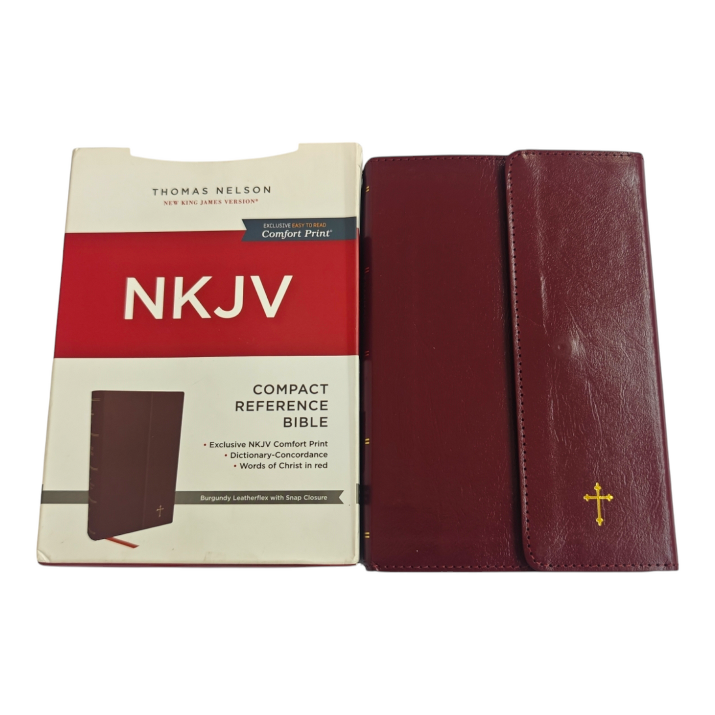 NKJV Compact Reference Bible, Comfort Print | Study Bible, Reference Bible | Holy Bible