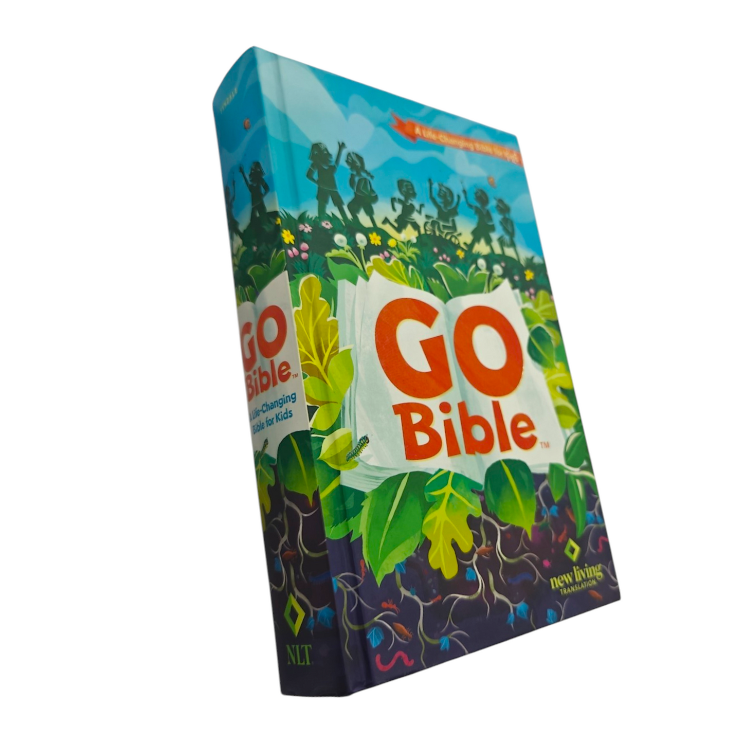 NLT Go Bible: A Life-Changing Bible for Kids - New Living Translation (Hardcover) | Kids Bible, Children's Bible | Holy Bible