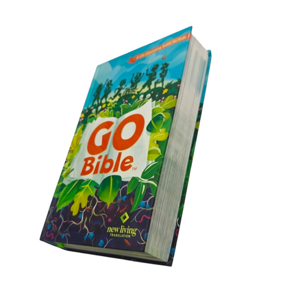 NLT Go Bible: A Life-Changing Bible for Kids - New Living Translation (Hardcover) | Kids Bible, Children's Bible | Holy Bible