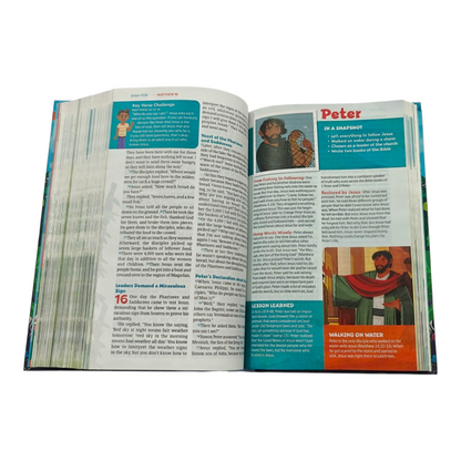NLT Go Bible: A Life-Changing Bible for Kids - New Living Translation (Hardcover) | Kids Bible, Children's Bible | Holy Bible