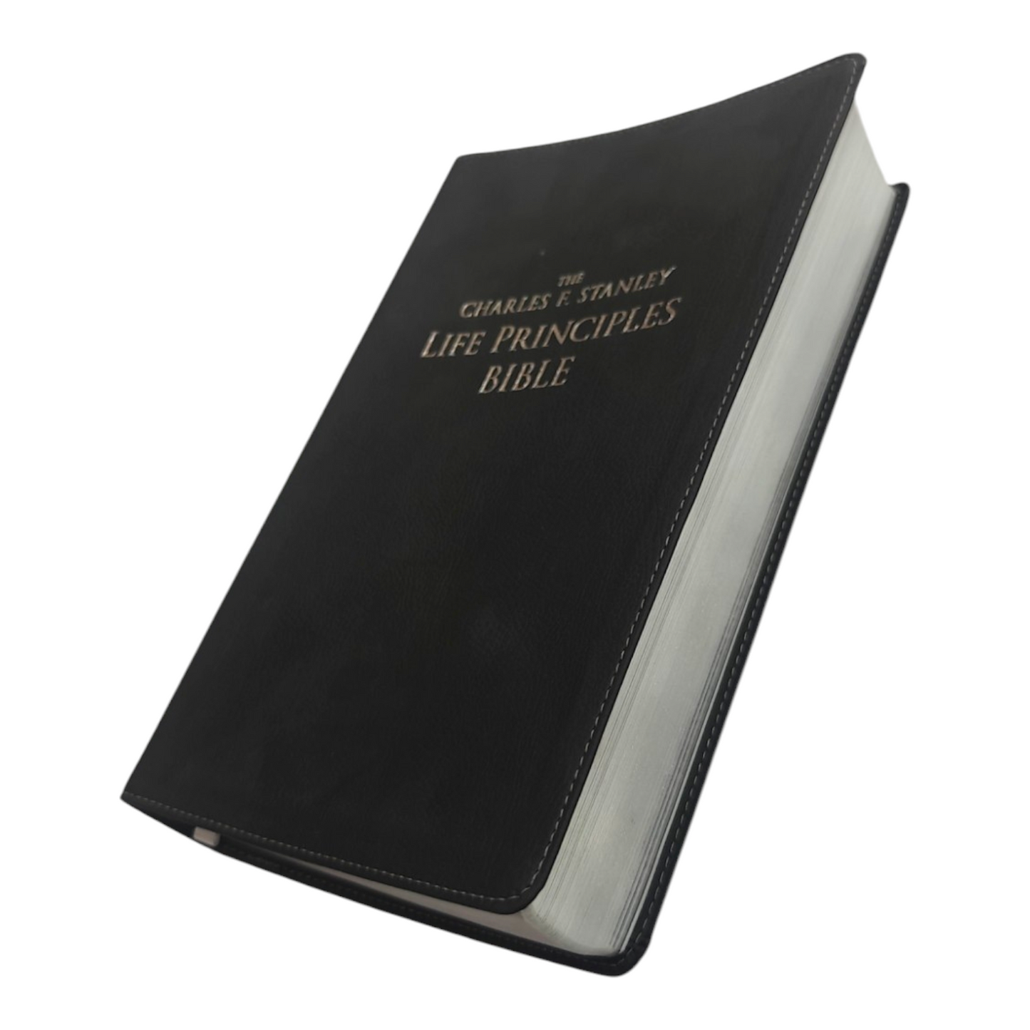 NKJV The Charles F. Stanley Life Principles Bible - Hardcover (New King James Version) | Study Bible, Reference Bible | Holy Bible