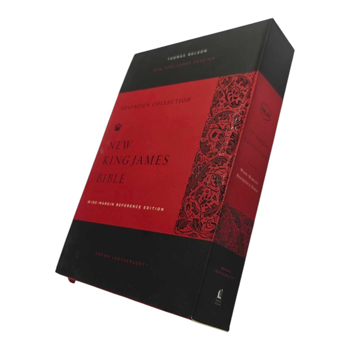 NKJV, Single-Column Wide-Margin Reference Bible, Cloth over Board, Red Letter, Comfort Print: Holy Bible, New King James Version | Study Bible,