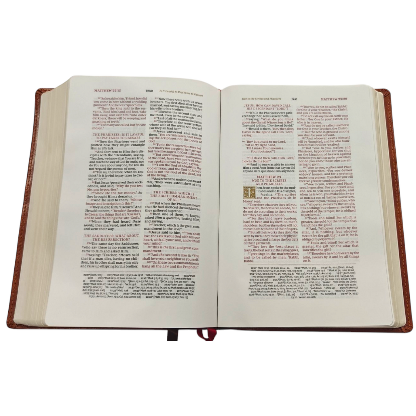 NKJV, Single-Column Wide-Margin Reference Bible, Cloth over Board, Red Letter, Comfort Print: Holy Bible, New King James Version | Study Bible,