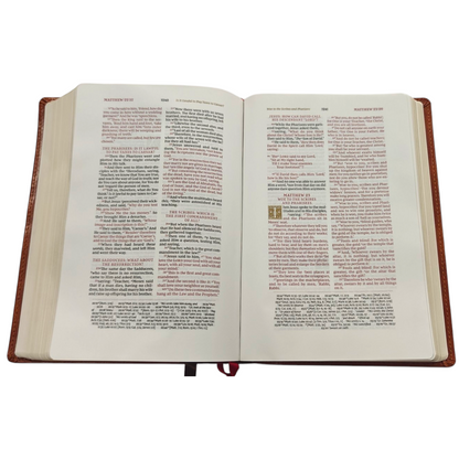 NKJV, Single-Column Wide-Margin Reference Bible, Cloth over Board, Red Letter, Comfort Print: Holy Bible, New King James Version | Study Bible,
