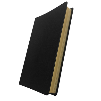 NKJV, Deluxe Thinline Reference Bible, Genuine Leather, Black, Red Letter, Comfort Print | Study Bible, Reference Bible | Holy Bible