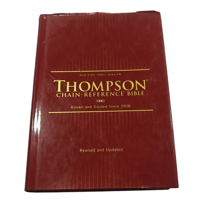 NKJV Thompson Chain-Reference Bible Hardcover Red Letter Comfort Print | Study Bible, Reference Bible | Holy Bible