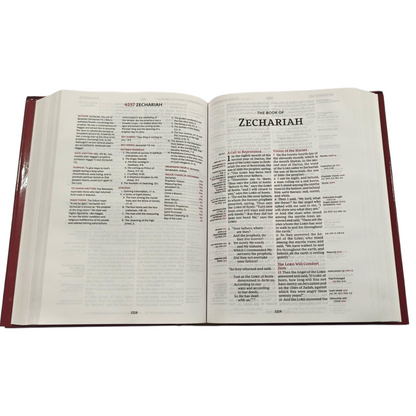 NKJV Thompson Chain-Reference Bible Hardcover Red Letter Comfort Print | Study Bible, Reference Bible | Holy Bible