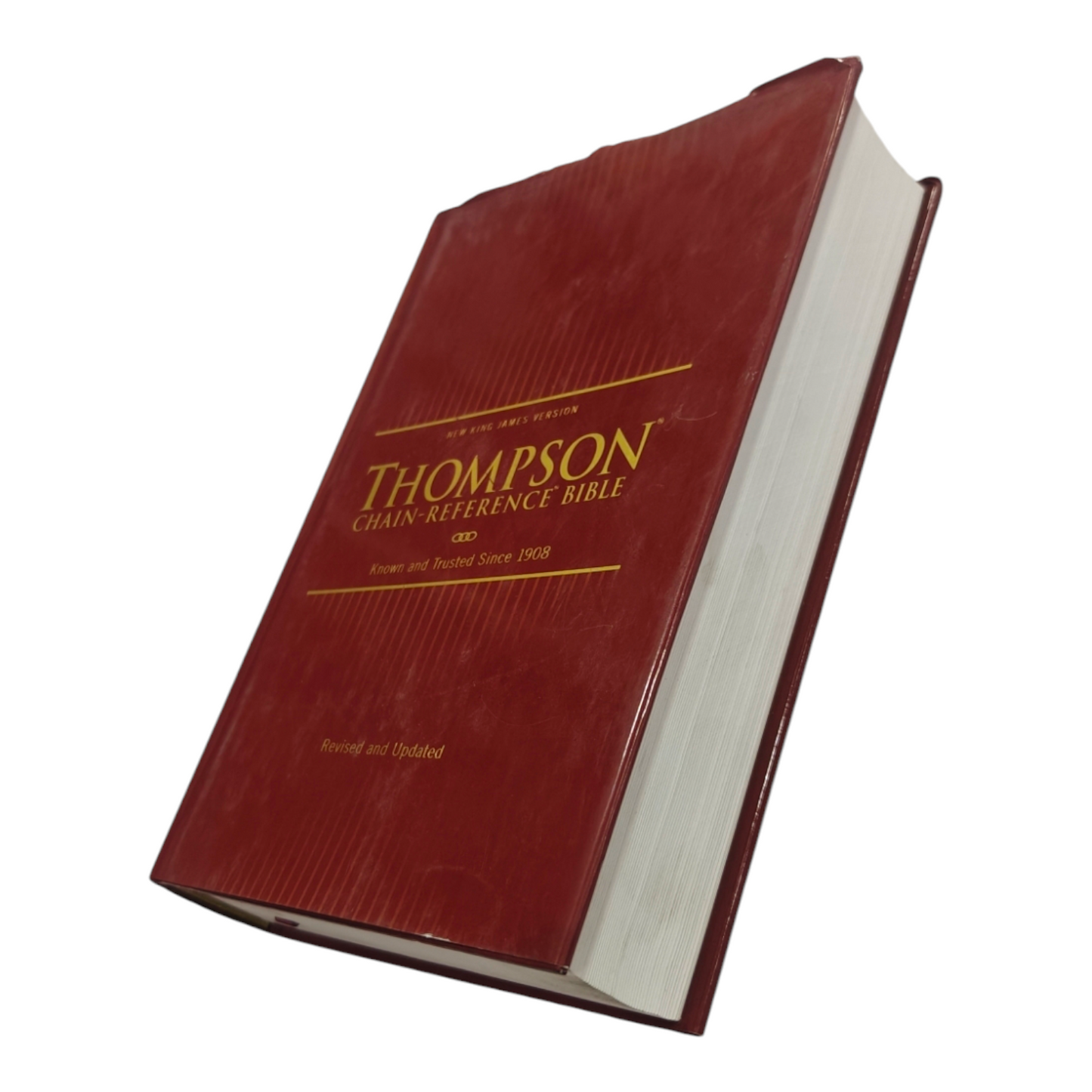 NKJV Thompson Chain-Reference Bible Hardcover Red Letter Comfort Print | Study Bible, Reference Bible | Holy Bible