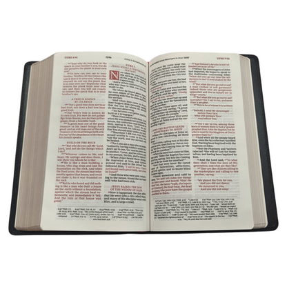 NKJV, Personal Size Reference Bible (Sovereign Collection, Thumb-Indexed, Brown) | Study Bible, Reference Bible | Holy Bible