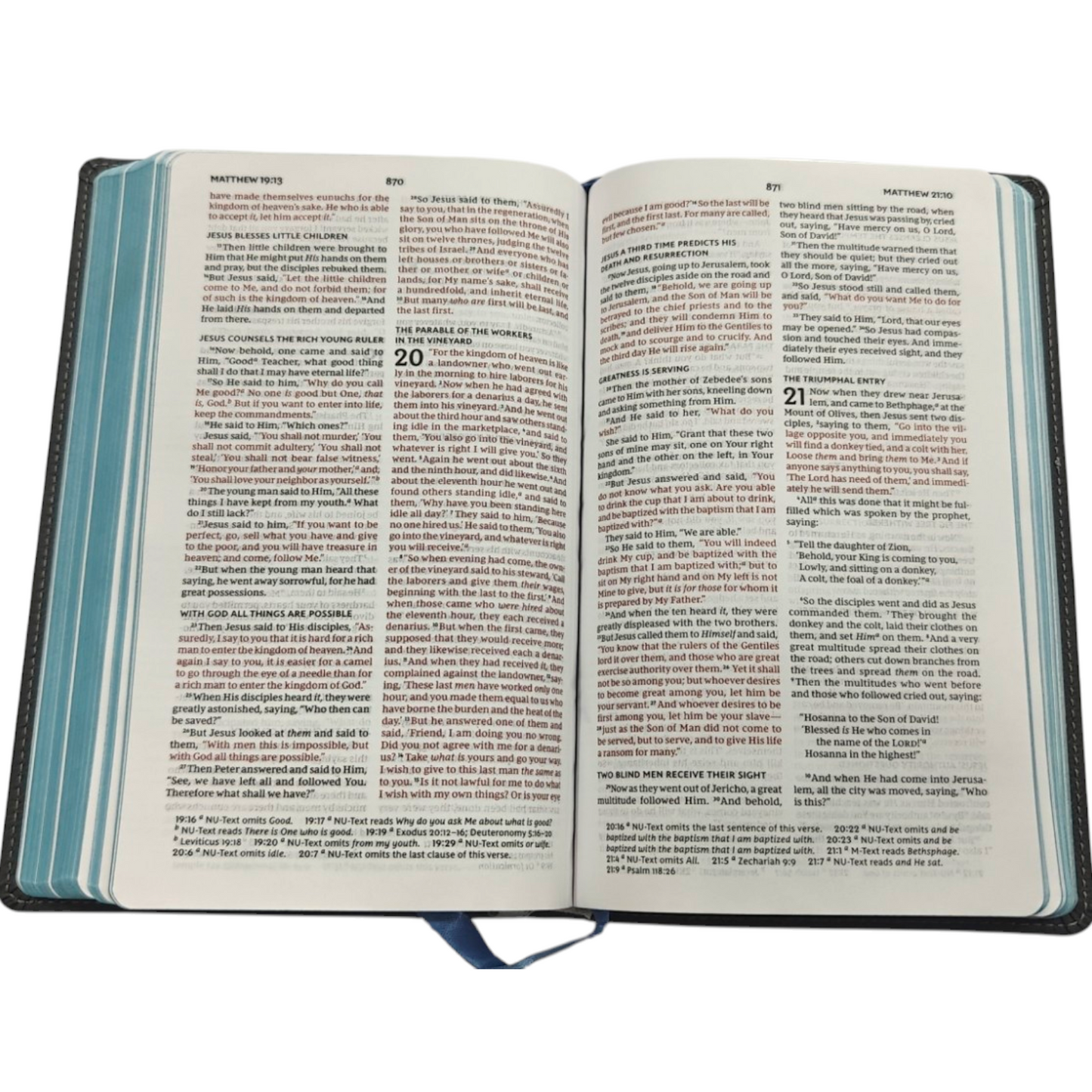 NKJV Thinline Bible Leathersoft Black Red Letter Edition Comfort Print | English Bible, Holy Bible