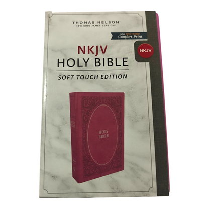 NKJV, Holy Bible, Soft Touch Edition, Leathersoft, Brown, Comfort Print | English Bible, Holy Bible