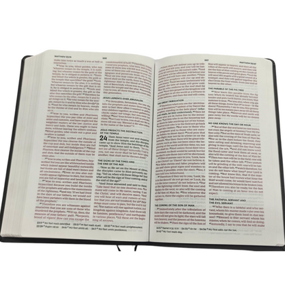 NKJV Value Thinline Bible Large Print Imitation Leather Black Red Letter Edition | English Bible, Holy Bible