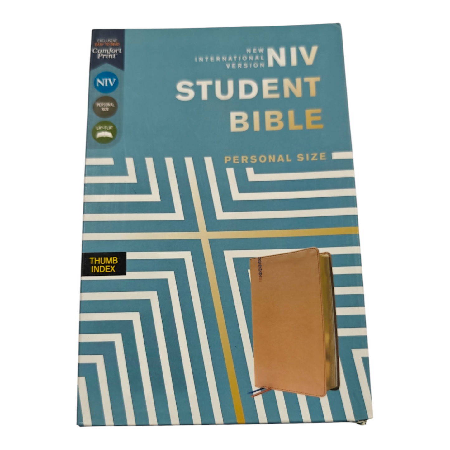 NIV, Student Bible, Personal Size, Leathersoft, Navy, Thumb Indexed, Comfort Print | Teen Bible, Youth Bible | Holy Bible