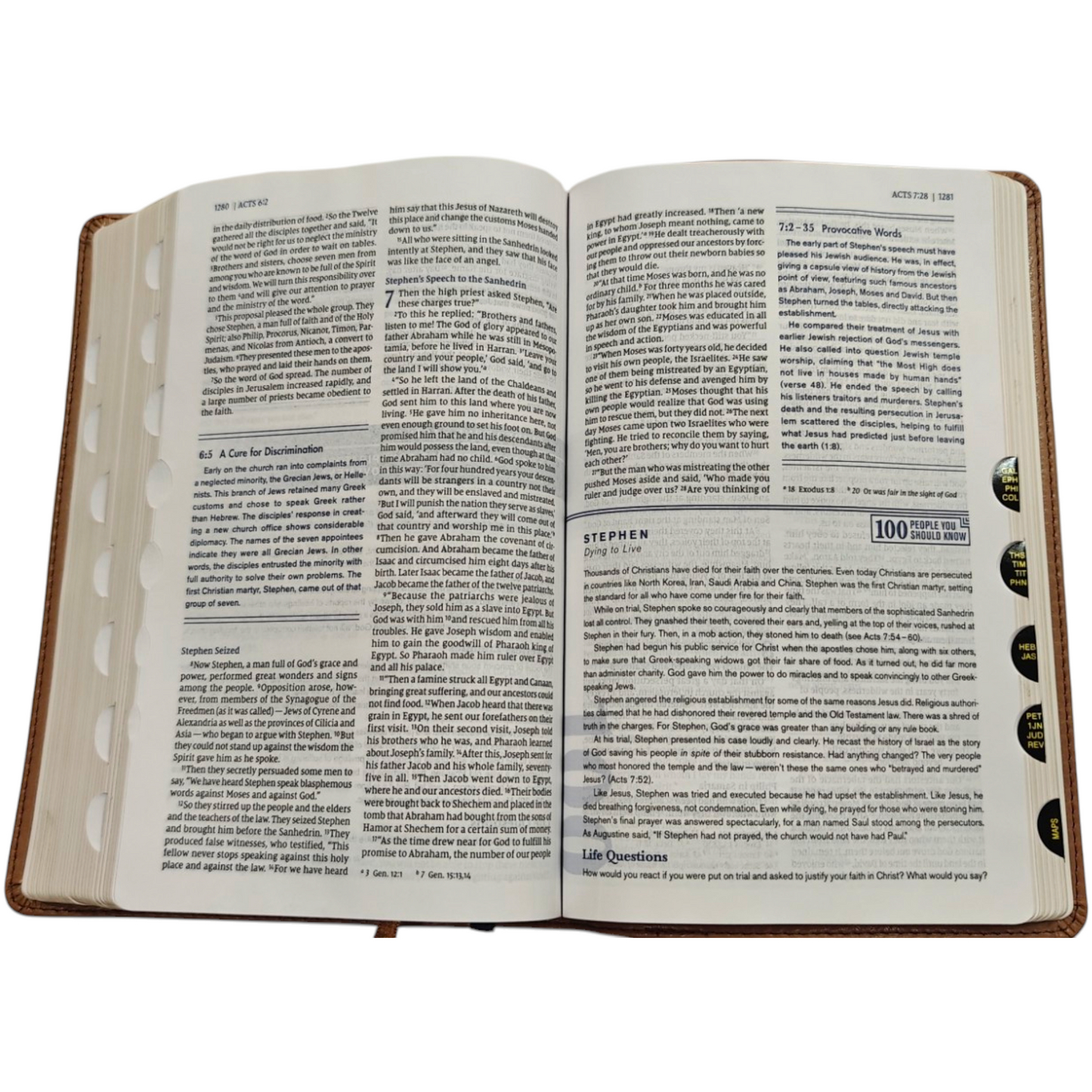 NIV, Student Bible, Personal Size, Leathersoft, Navy, Thumb Indexed, Comfort Print | Teen Bible, Youth Bible | Holy Bible
