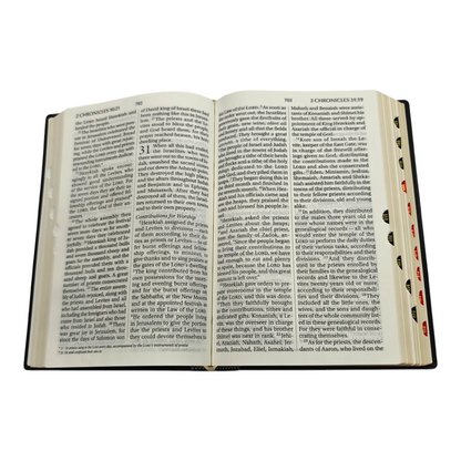 NIV Giant Print Bible, Thumb Index, Gold Gilt Edges, Black | English Bible, Holy Bible