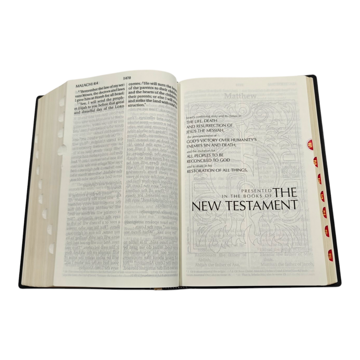 NIV Giant Print Bible, Thumb Index, Gold Gilt Edges, Black | English Bible, Holy Bible