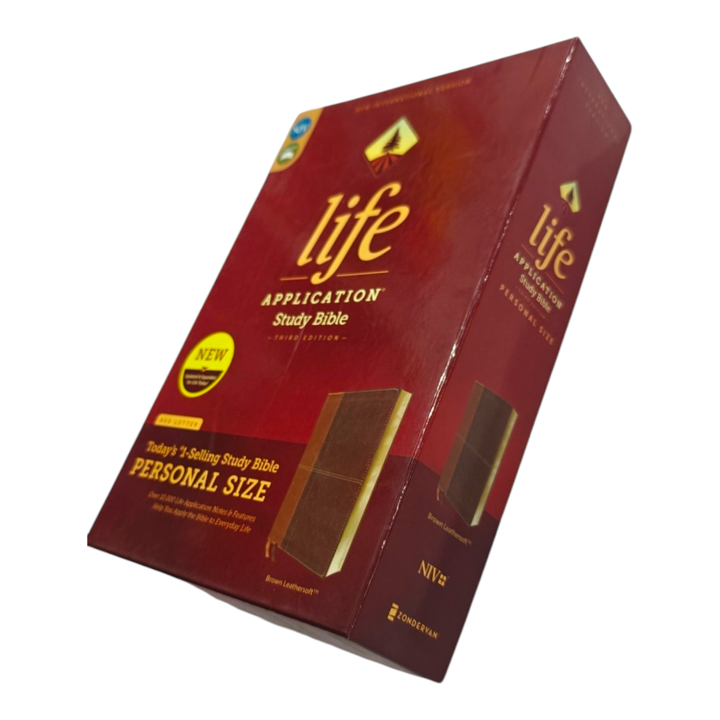 NIV Life Application Study Bible: Brown Leathersoft | Study Bible, Reference Bible | Holy Bible