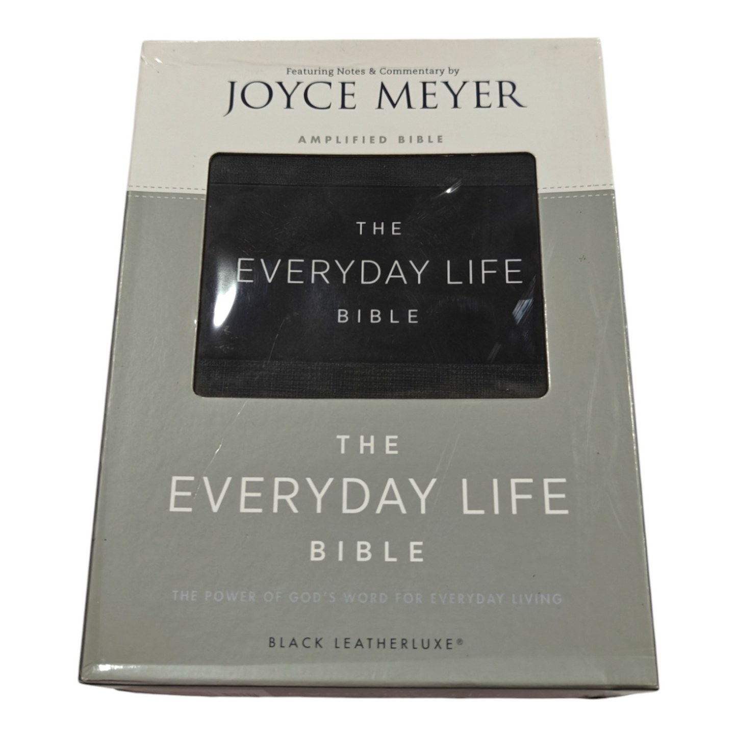 The Everyday Life Bible Large Print Black Leatherluxe: The Power of God's Word for Everyday Living - Leather | Christian Living, Spiritual Growth |