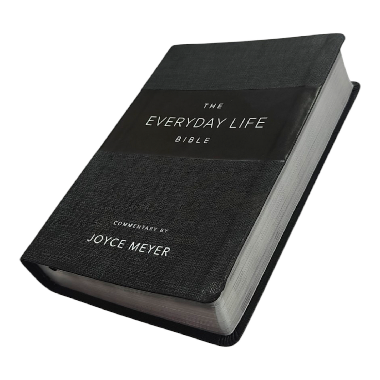 The Everyday Life Bible Large Print Black Leatherluxe: The Power of God's Word for Everyday Living - Leather | Christian Living, Spiritual Growth |