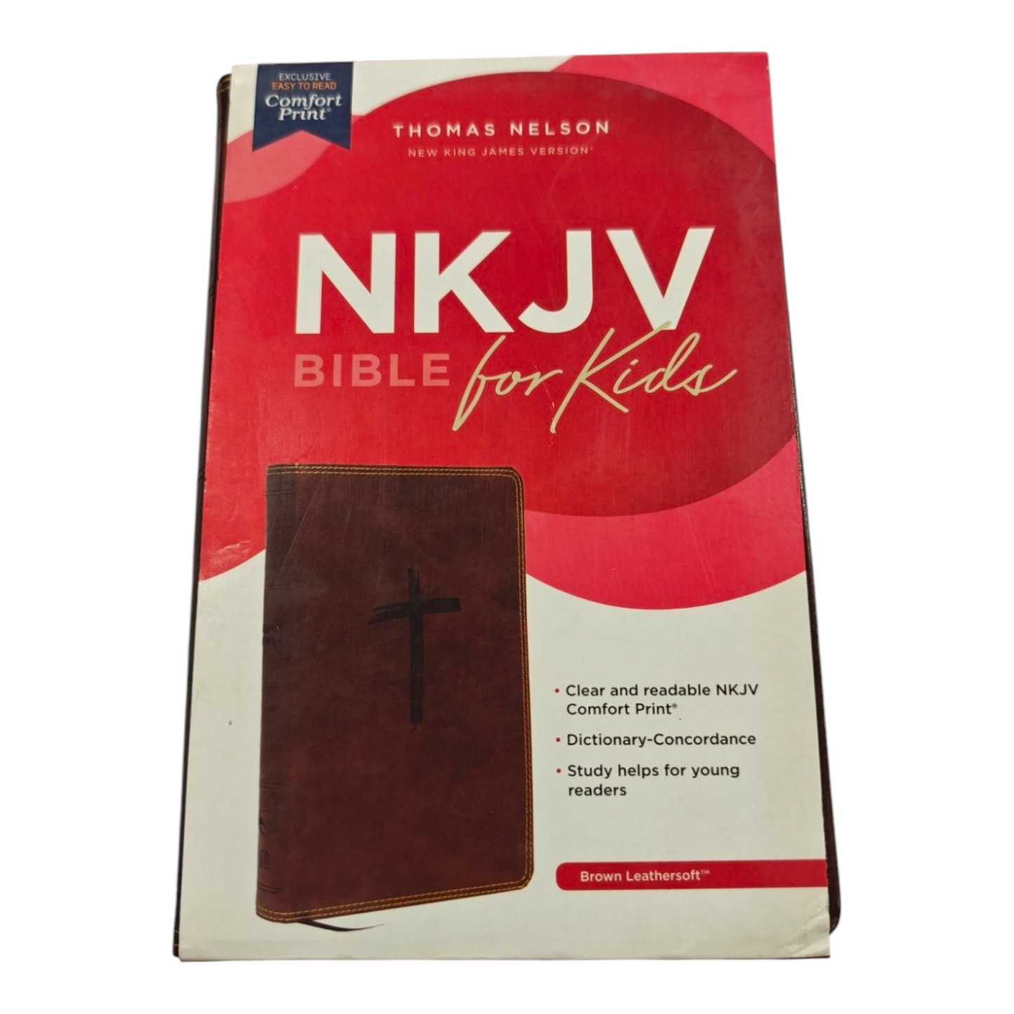 NKJV Holy Bible for Kids Leathersoft Brown Comfort Print | Kids Bible, Children's Bible