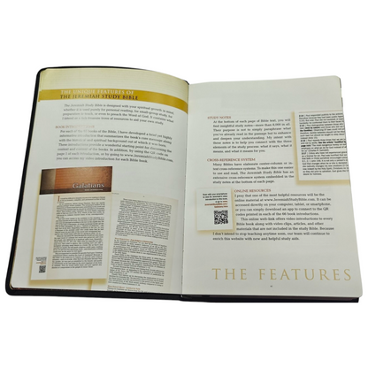 The Jeremiah Study Bible NKJV Jacketed Hardcover | Study Bible, Reference Bible | Holy Bible
