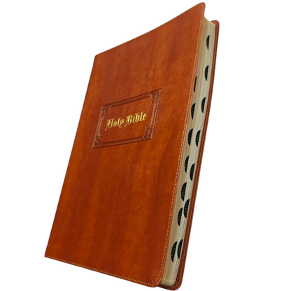 KJV Giant Print Thinline Bible Vintage Series Leathersoft Tan Red Letter Comfort Print | English Bible, Holy Bible