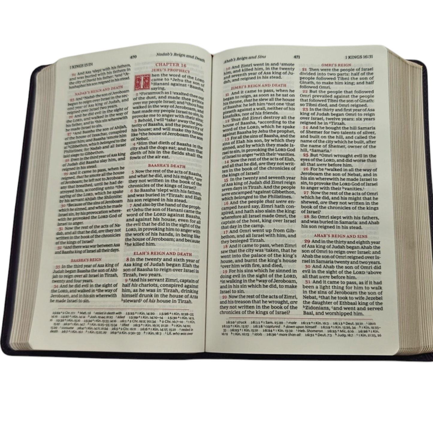 KJV Personal Size Reference Bible Sovereign Collection Black Premium Goatskin Leather Premier Collection Comfort Print | Study Bible, Reference