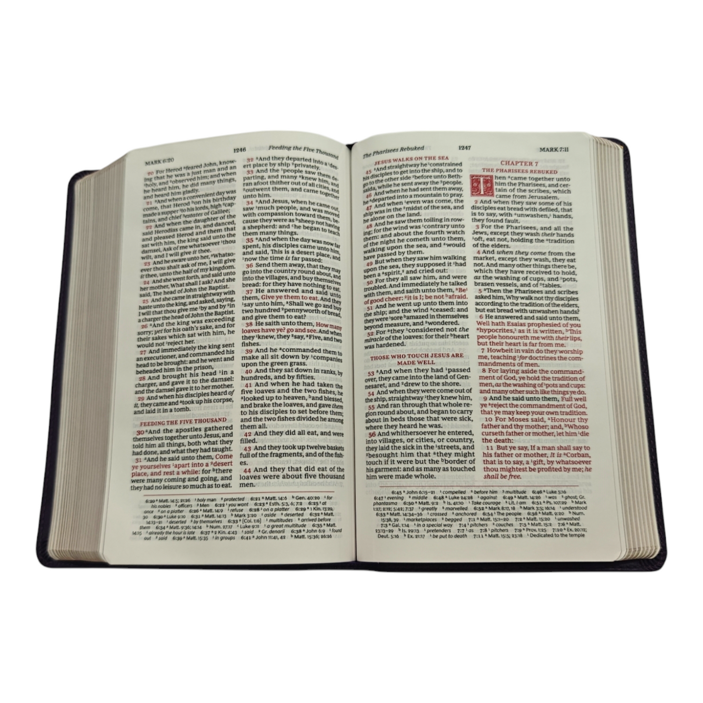 KJV Personal Size Reference Bible Sovereign Collection Black Premium Goatskin Leather Premier Collection Comfort Print | Study Bible, Reference