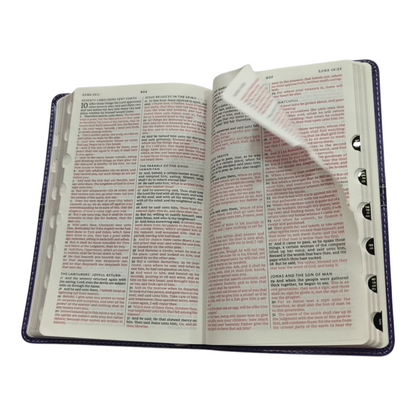 KJV Holy Bible Large Print Thinline Black Leathersoft Red Letter Comfort Print King James Version | English Bible, Holy Bible