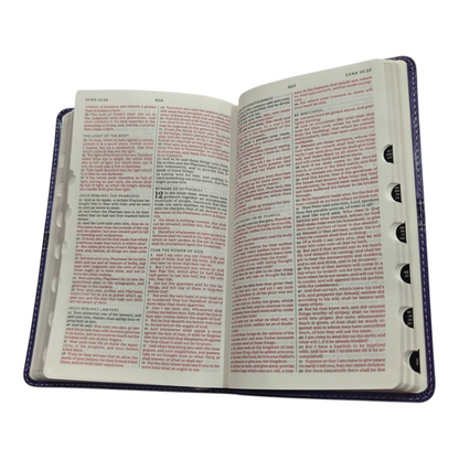 KJV Holy Bible Large Print Thinline Black Leathersoft Red Letter Comfort Print King James Version | English Bible, Holy Bible