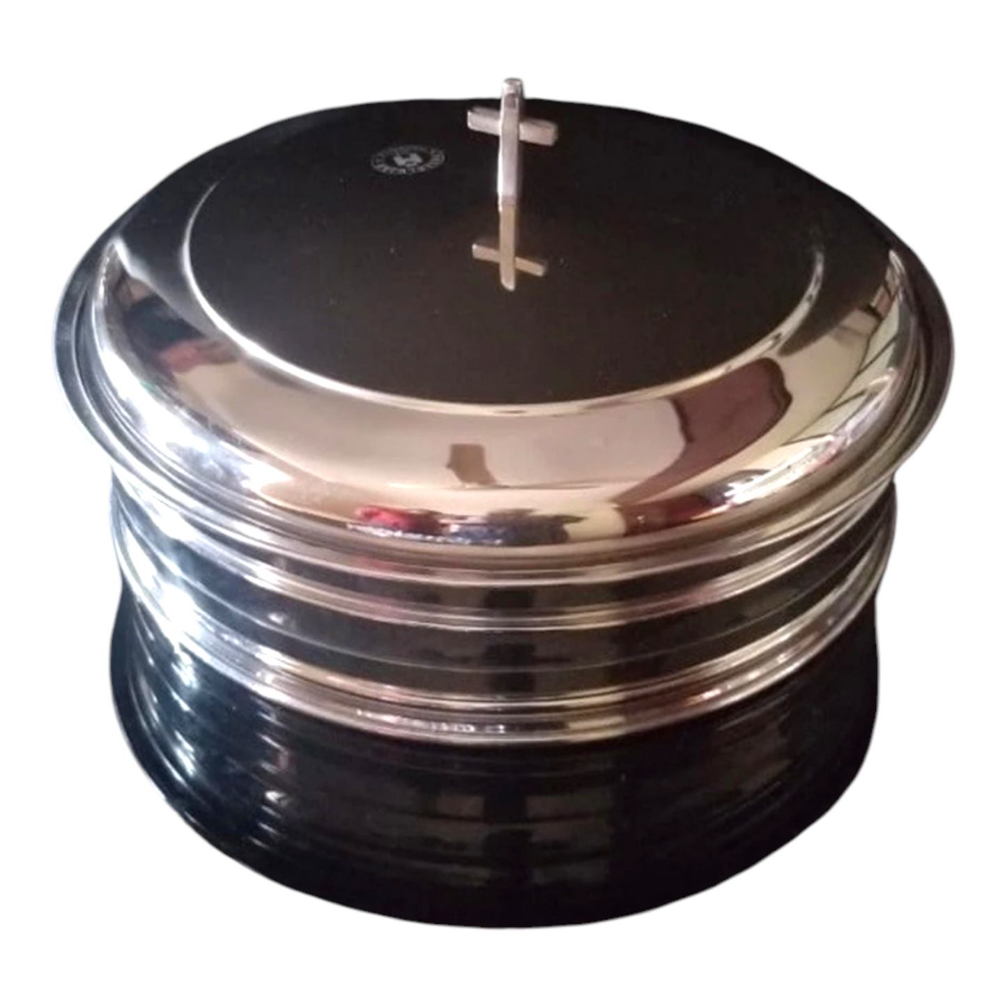 Holy Communion Tray, Two-Tray Stainless Steel Set with 40 Cups, Stackable Food-Grade Trays with Removable Cup Disk for Church Communion Service |