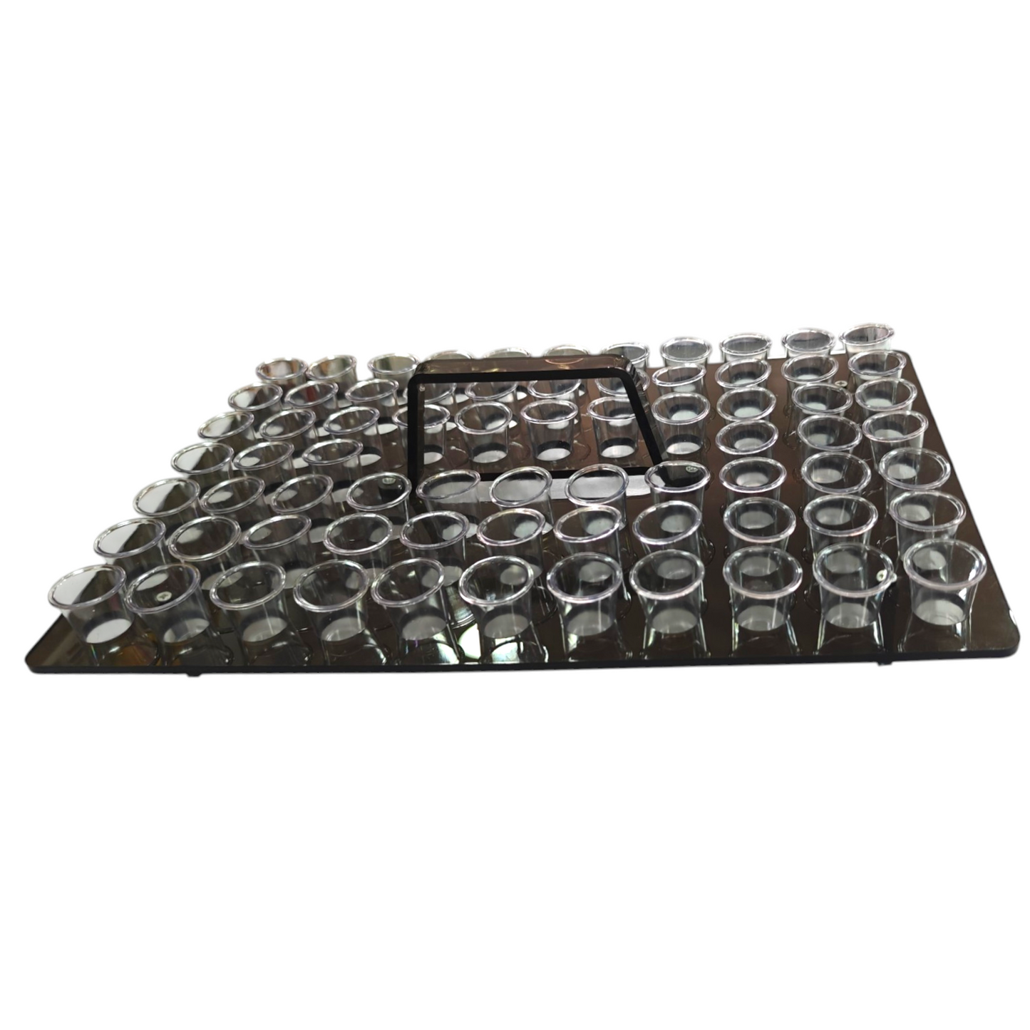 Holy Communion Tray Set with 72 Cups, Complete Stainless Steel Communion Ware with 72-Hole Cup Tray, Lid, Bread Plate & Cups for Church Service |