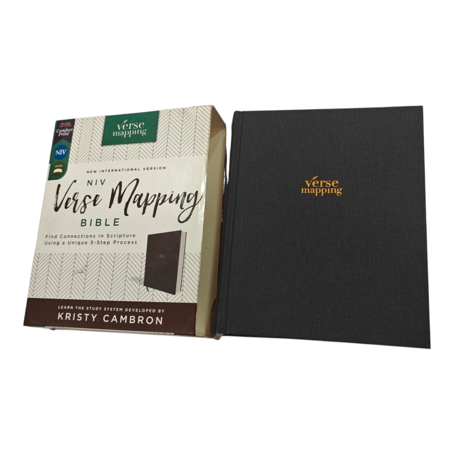 NIV Verse Mapping Bible, Comfort Print, Find Connections in Scripture with a Unique 5-Step Study Process, 420 Verse Maps (New International