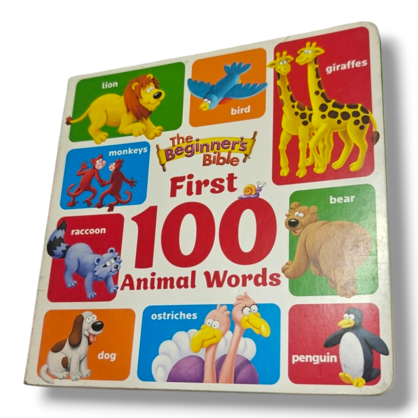 The Beginner's Bible First 100 Animal Words | Bible Learning Book, Children's Bible Book | English Christian Book