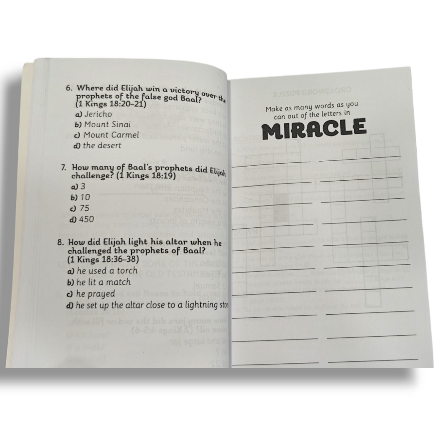 Our Daily Bread for Kids Bible Quizzes & Games by Crystal Bowman & Teri McKinley | 20 Quizzes and 60 Games | English Christian Book