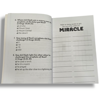 Our Daily Bread for Kids Bible Quizzes & Games by Crystal Bowman & Teri McKinley | 20 Quizzes and 60 Games | English Christian Book