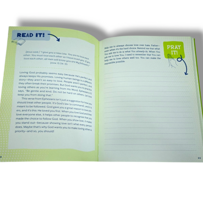 Read It! Pray It! Write It! Draw It! Do It! | Bible Quiz Book, Bible Activity Book | English Christian Book