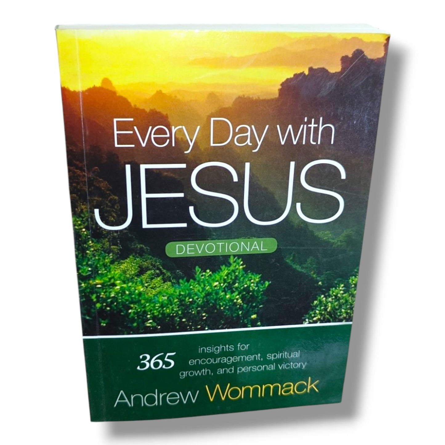 Every Day with Jesus: 365 Daily Devotional Insights by Andrew Wommack | Encouragement, Spiritual Growth & Personal Victory