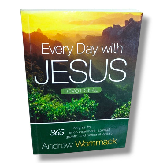 Every Day with Jesus: 365 Daily Devotional Insights by Andrew Wommack | Encouragement, Spiritual Growth & Personal Victory