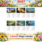 2027 Telugu Bible Verse Wall Calendar – Grace in Every Glance Christian Art, Small 15 × 20