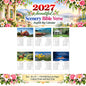 2027 English Bible Verse Wall Calendar – A Beautiful Year with God Scenery, Large 18 × 25