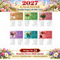 2027 Hindi Bible Verse Wall Calendar – Petals & Promises Floral Design, 15 × 20