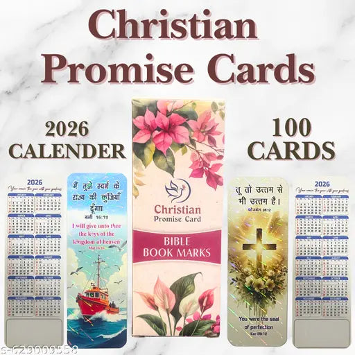 2026 Christian Promise Cards & Bible Verse Bookmarks - Inspirational Gospel Gifts