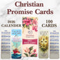 2026 Christian Promise Cards & Bible Verse Bookmarks - Inspirational Gospel Gifts