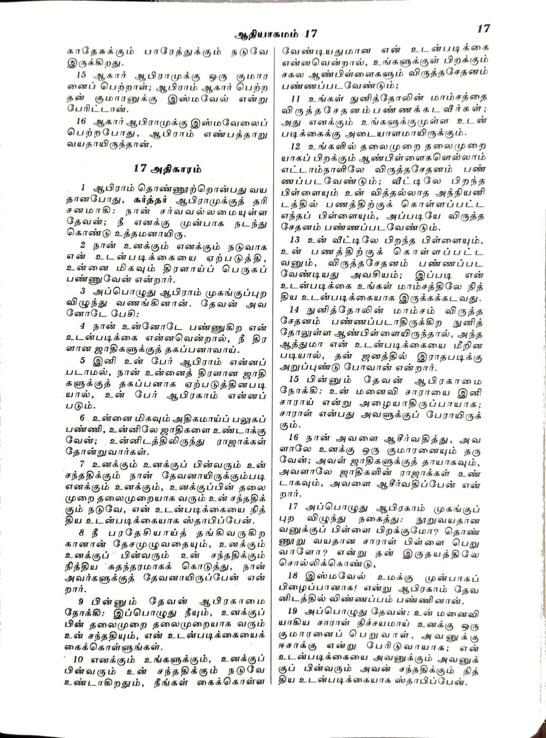 Premium Tamil Bible - Extra Large Print with Thumb Index, Dual-Tone Pink/Blue Cover, Zip Closure