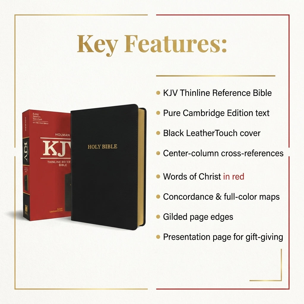 Holman KJV Thinline Reference Bible | Study Bible, Reference Bible | Holy Bible