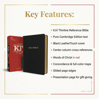 Holman KJV Thinline Reference Bible | Study Bible, Reference Bible | Holy Bible