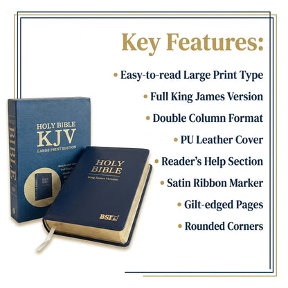 KJV Holy Bible, Large Print Edition | English Bible, Holy Bible